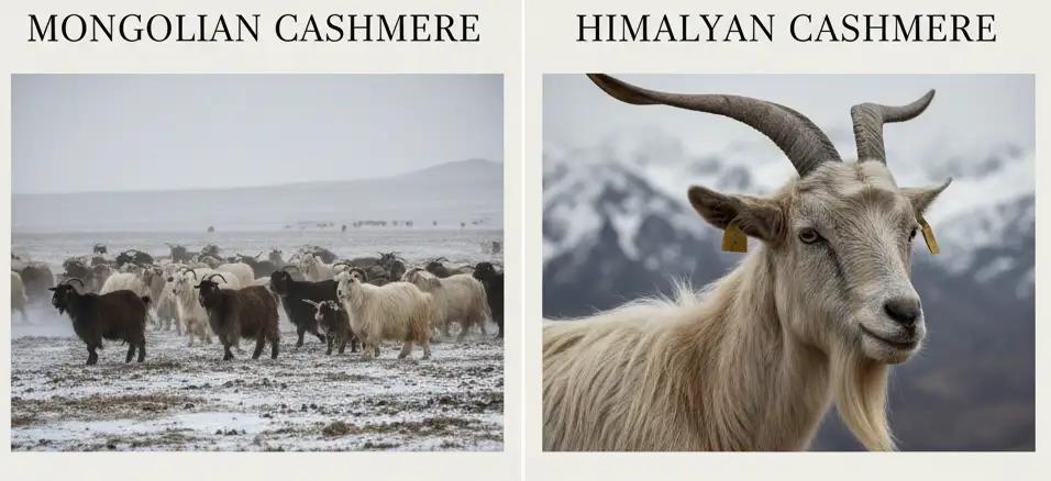 Mongolian Cashmere vs Himalayan Cashmere