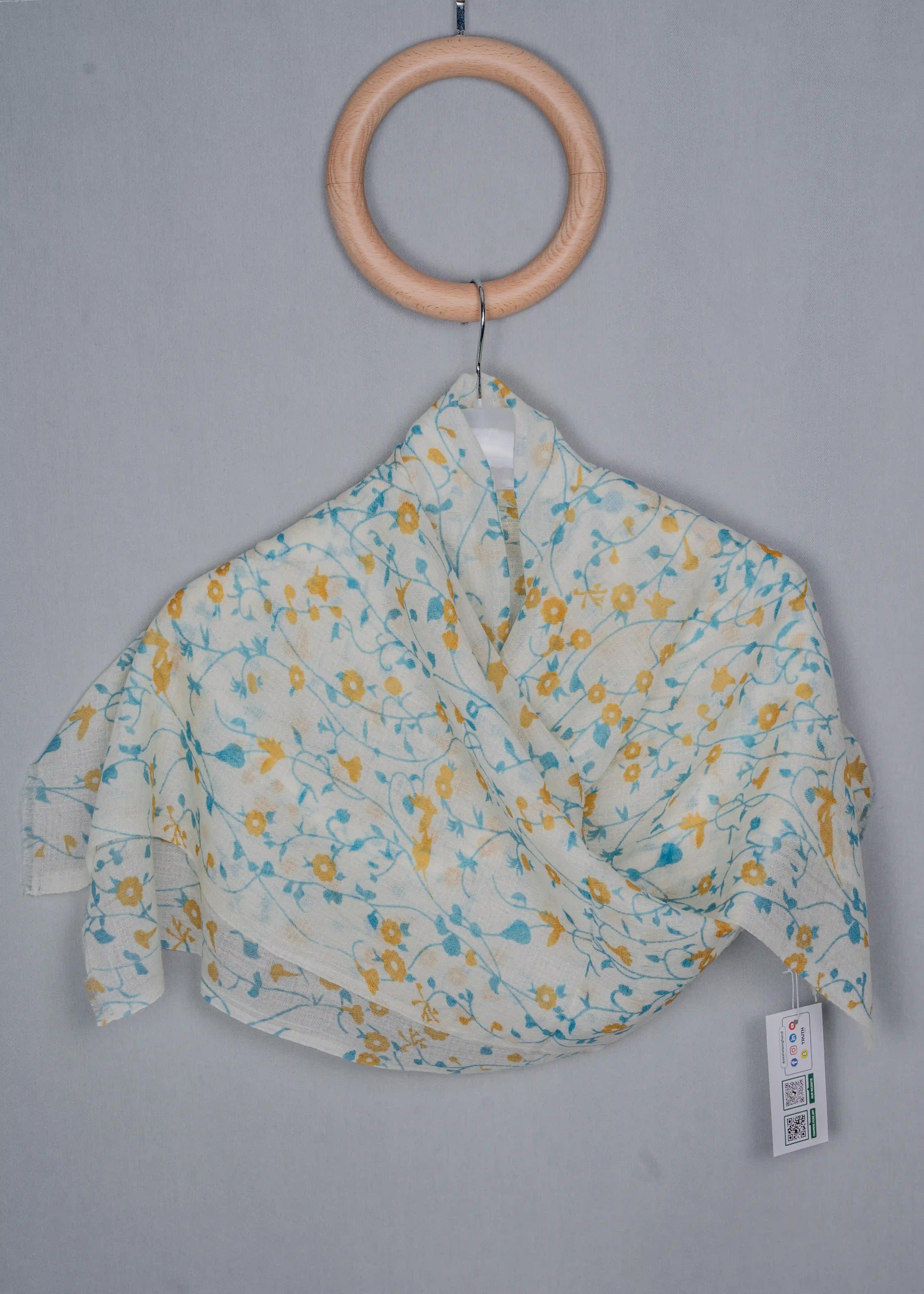 Cashmere Printed Lightweight Shawl