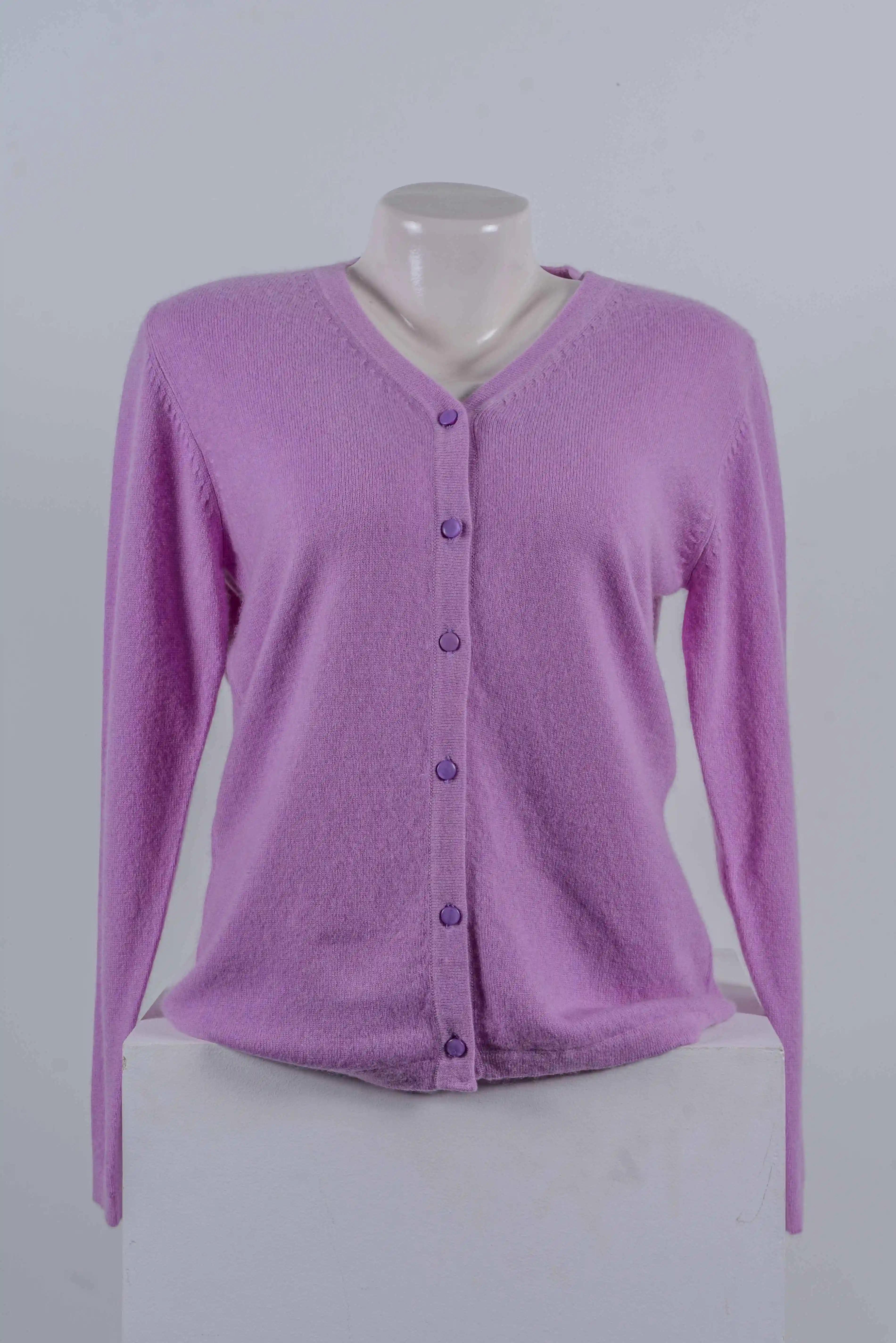 Plain Cashmere Cardigan for Women - Free Shipping