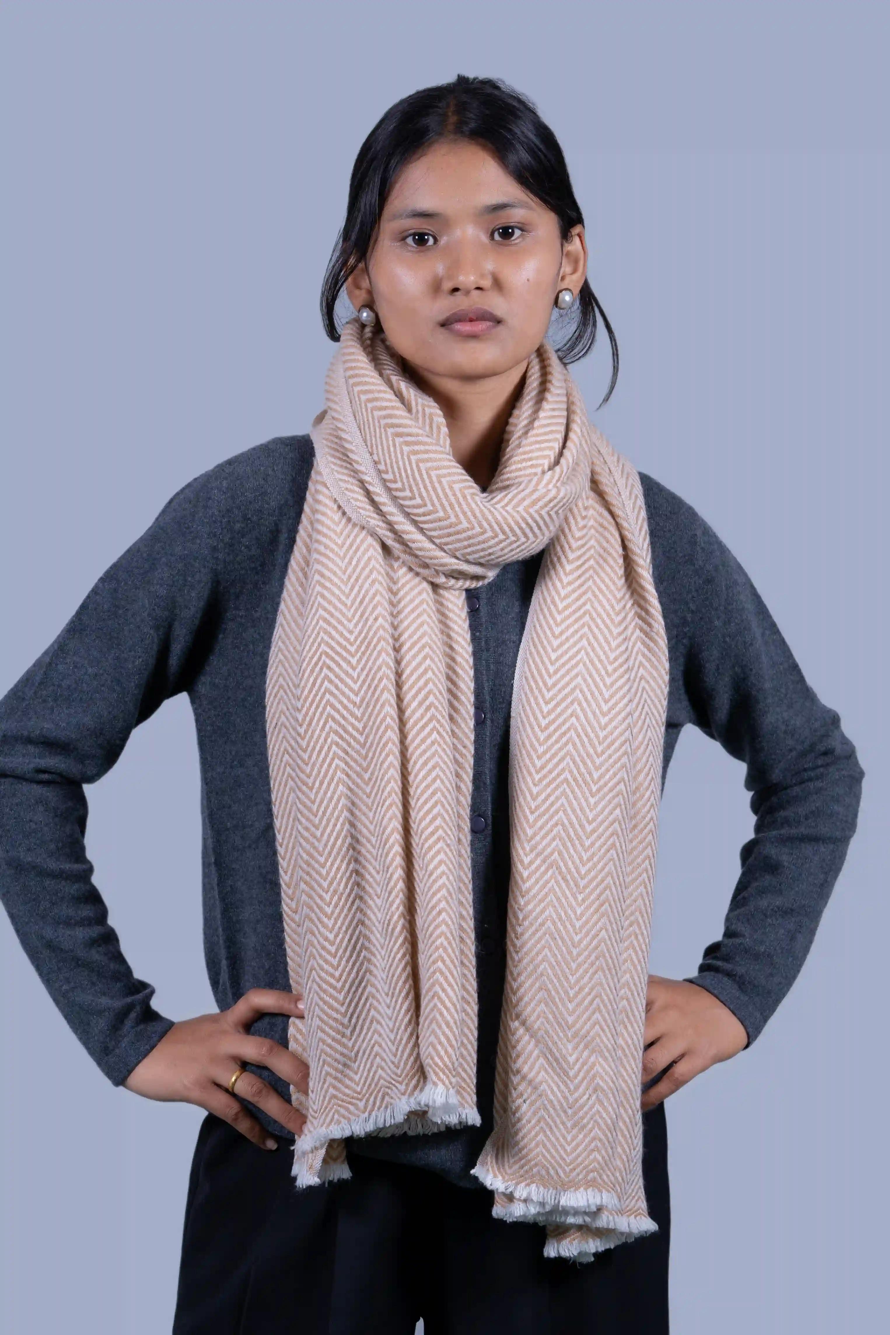 Unisex Pure Cashmere 8 ply muffler